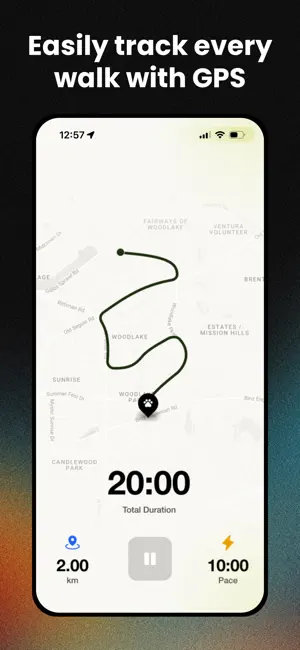 TreatWalk Dog Walk GPS Tracker screenshot 1