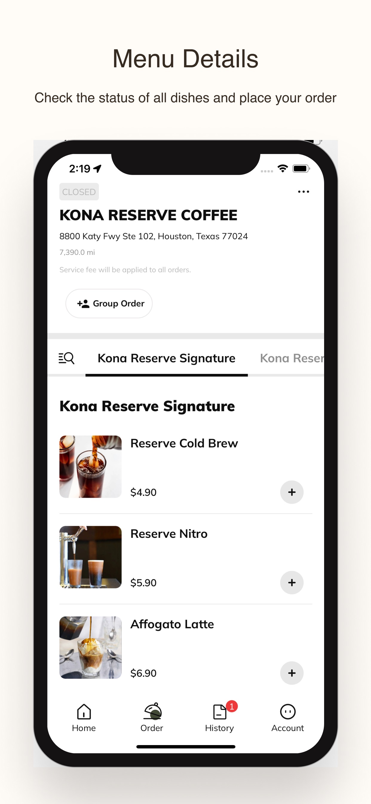 Screenshot 2 of Kona Reserve Coffee
