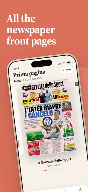 Prima Pagina Quotidiani screenshot 1