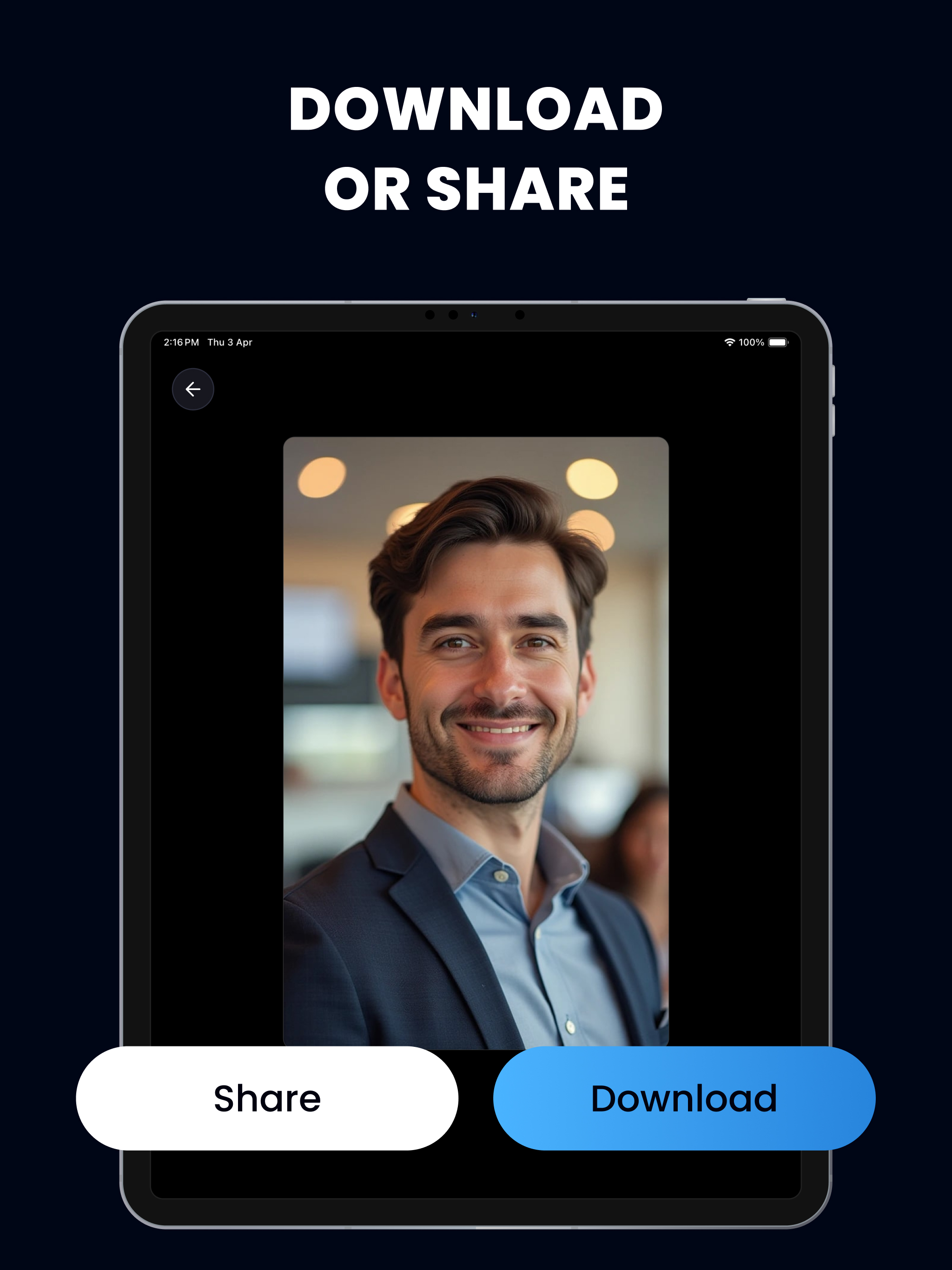Professional AI Headshot: HPIX