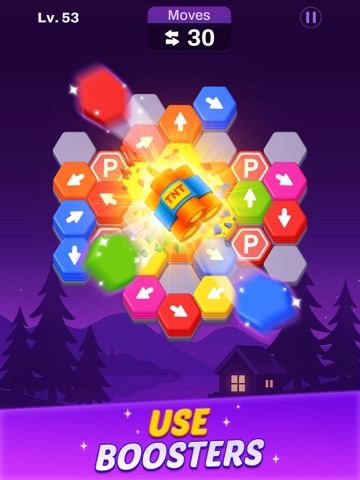 Hexout - Color Hexa Puzzle iPad screenshot