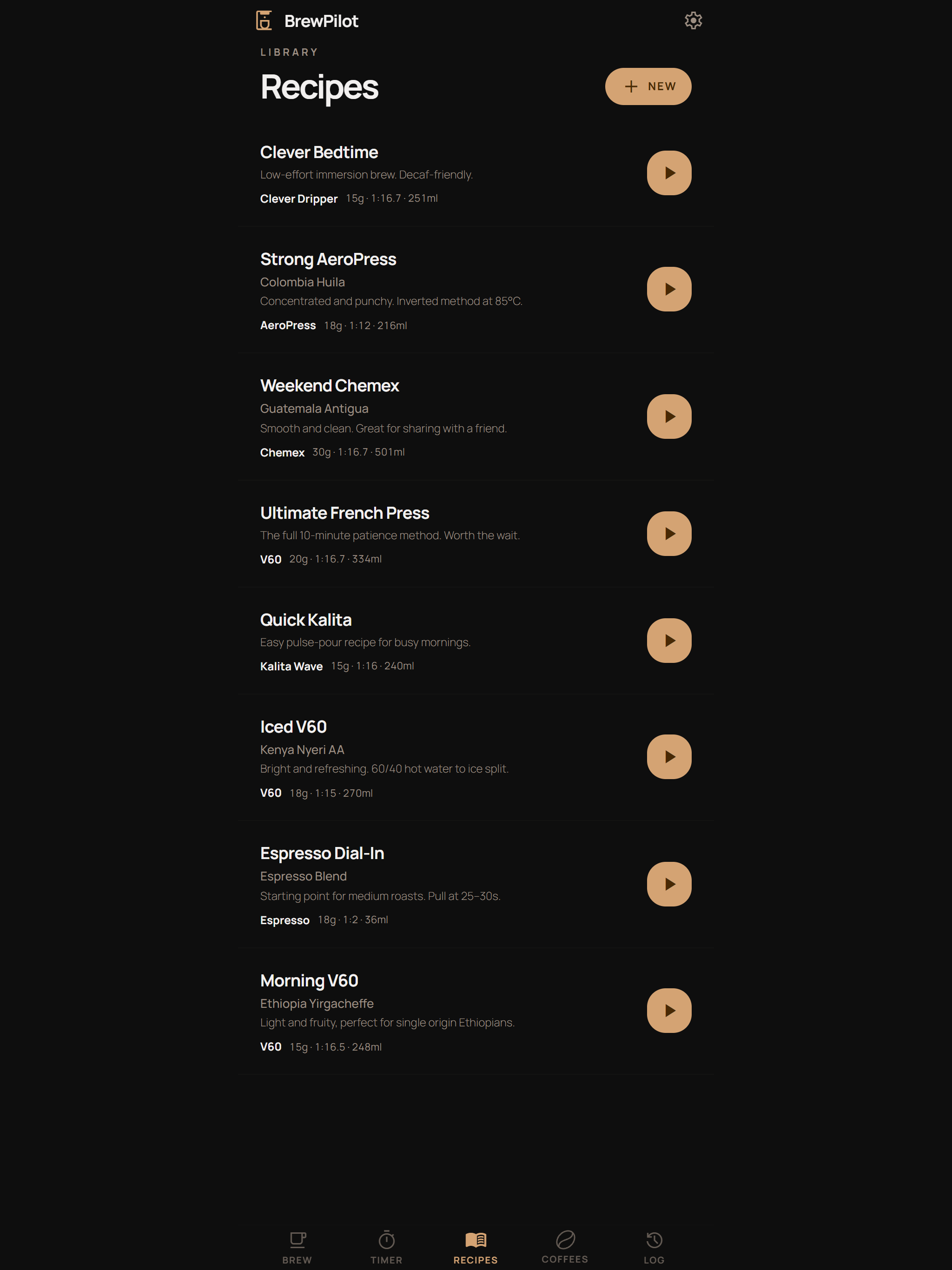 BrewPilot: Coffee Ratio Timer screenshot 9