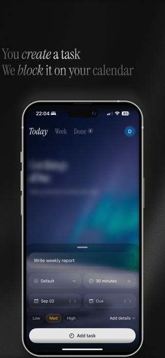d0ne - Smart Task Scheduler Screenshot 2 of 4