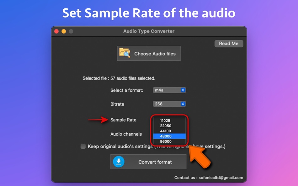 #4. Audio Type Converter (macOS) Podle: Nikhil Anshuman