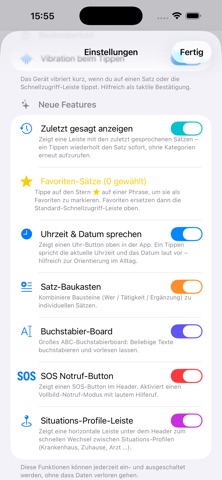 EinfachSprechen – AAC iPhone screenshot