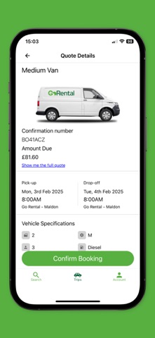 GO Rental screenshot