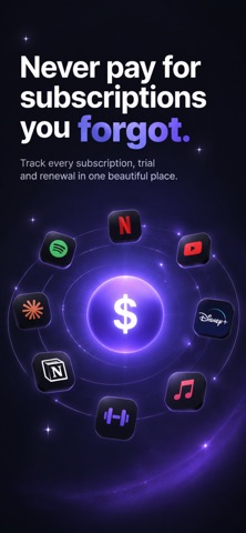 Subscription Track: SubTracker Screenshot 1 of 5