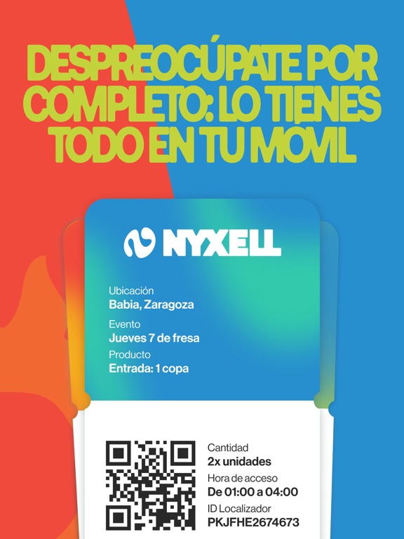 NYXELL - Entradas a discotecas iPad screenshot 6 - Lifestyle app