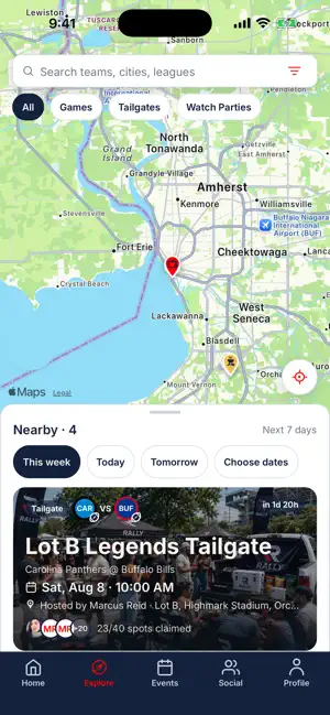 Rally - Find Your Crowd screenshot 2