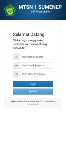 Exam MTSN 1 SUMENEP Screenshot 3 of 3
