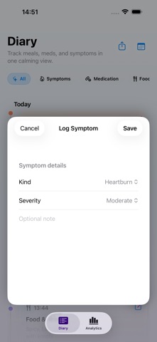 GERDragon - Reflux Tracker screenshot