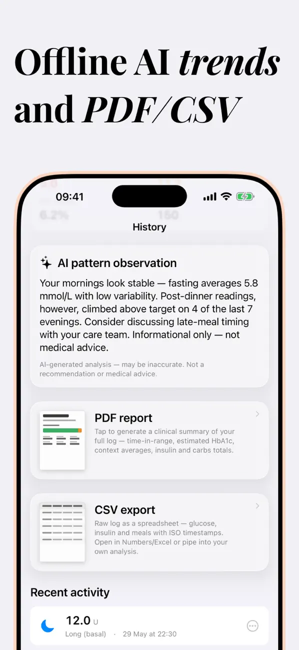 Screenshot #3 pour Glucose and Insulin Calculator