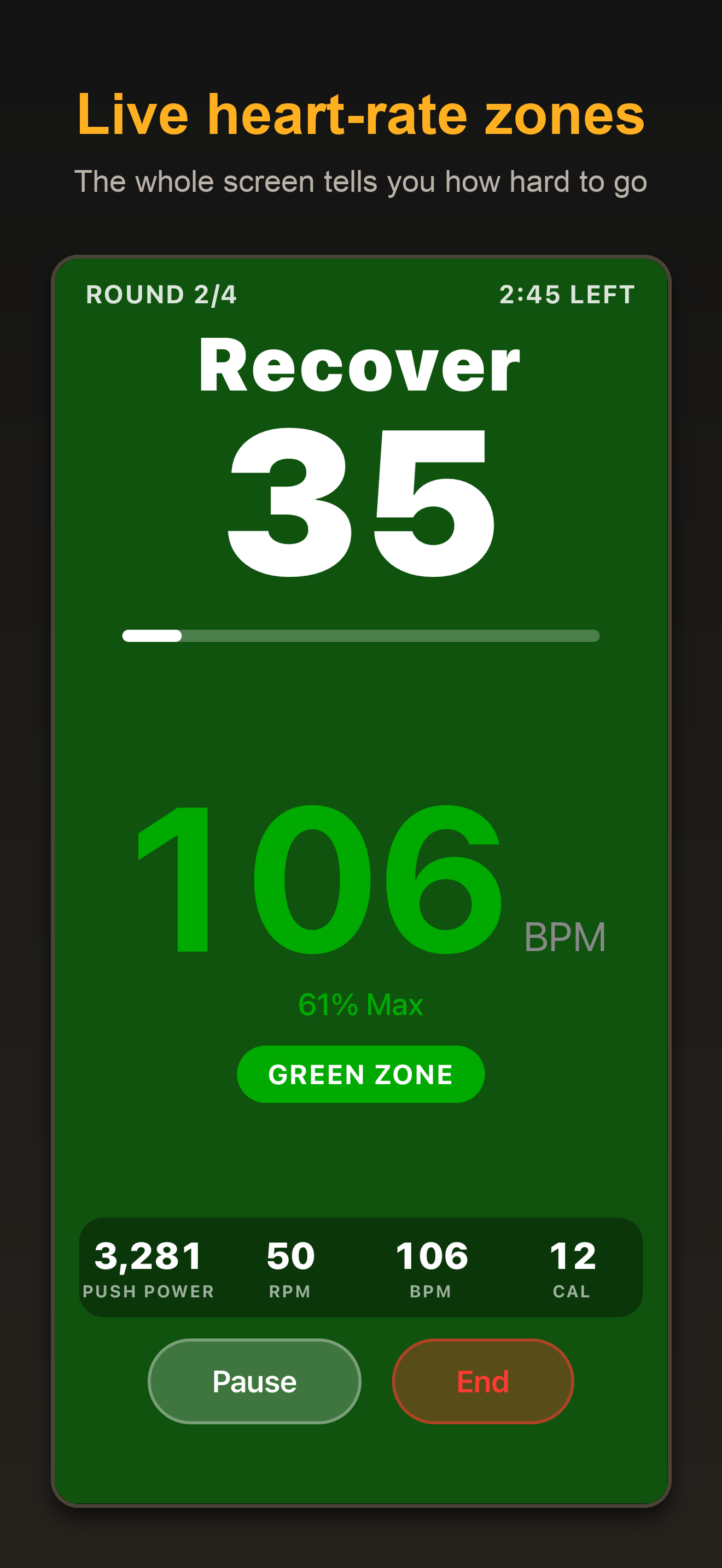 ZoneCycle: HIIT Bike Trainer screenshot 2