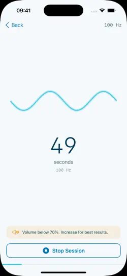 Captura de pantalla de Stillwave: Travel Comfort en iPhone 4