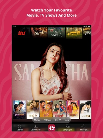 Sun NXT - Live TV & Movies iPad screenshot 4