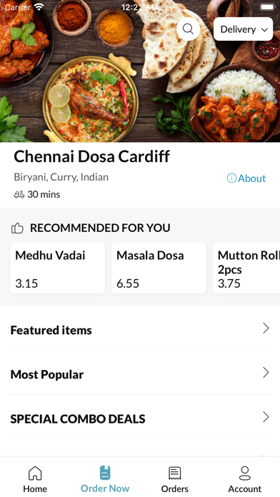 Chennai Dosa Cardiff Screenshot