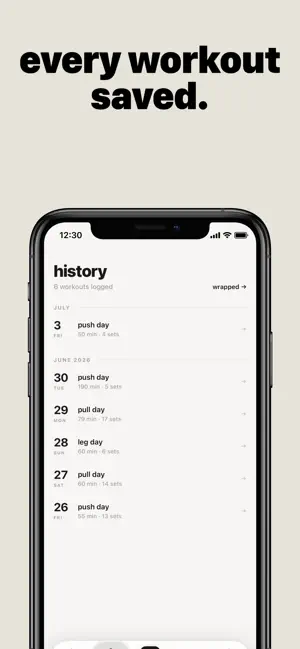 rep. - simple workout tracker screenshot 4