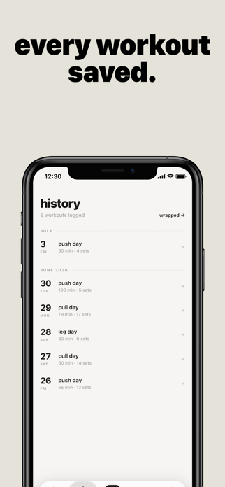 rep. - simple workout tracker Screenshot 4 of 6