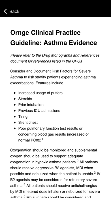 Ornge: Clinical Practice Screenshot