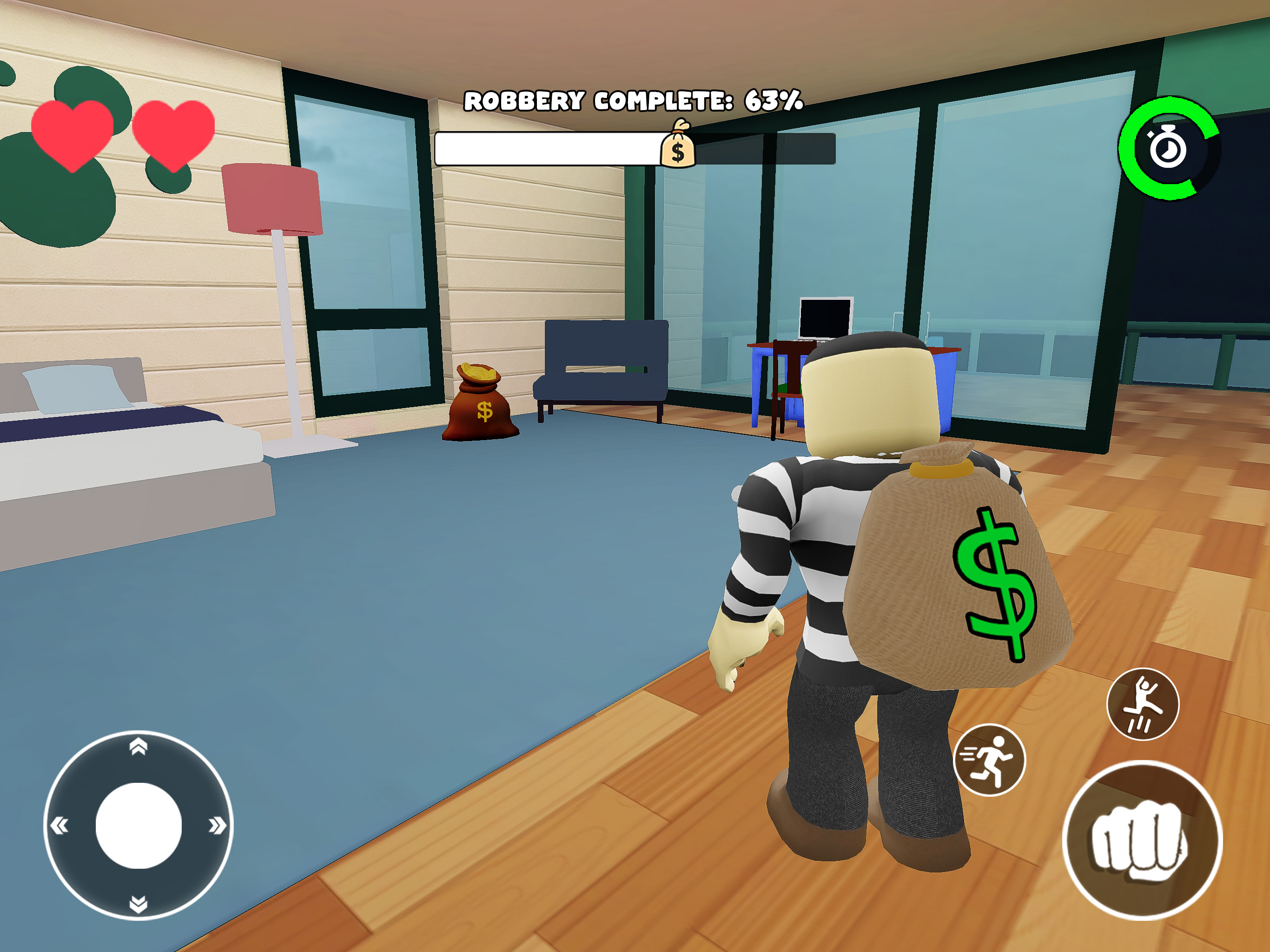Heist Loot & Rush Game