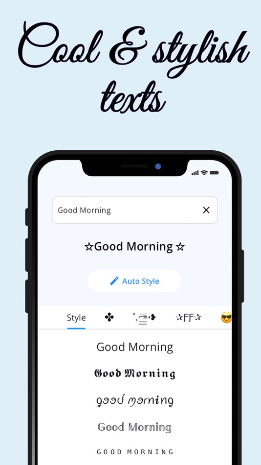 #2. Stylish Text: Font Style App (iOS) 由: Ankit Seth