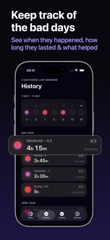Migraine Tracker: Aura Screenshot 5 of 8