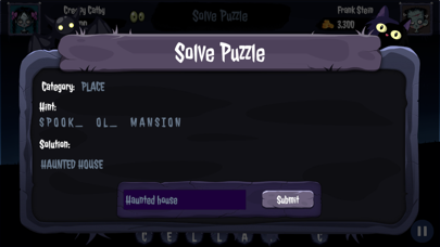 Halloween Crossword Screenshot