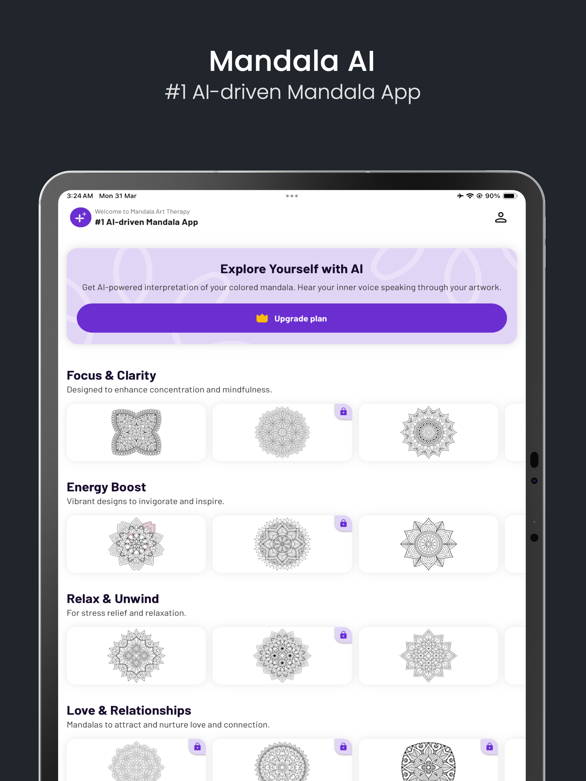 Mandala AI: Art Therapy App
