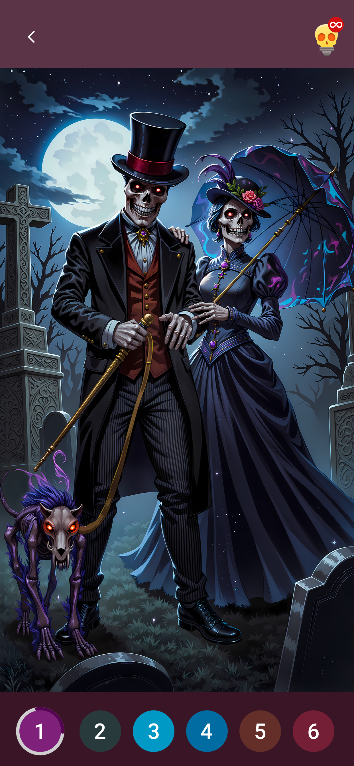 Dark Night Paint by Numbers screenshot 6