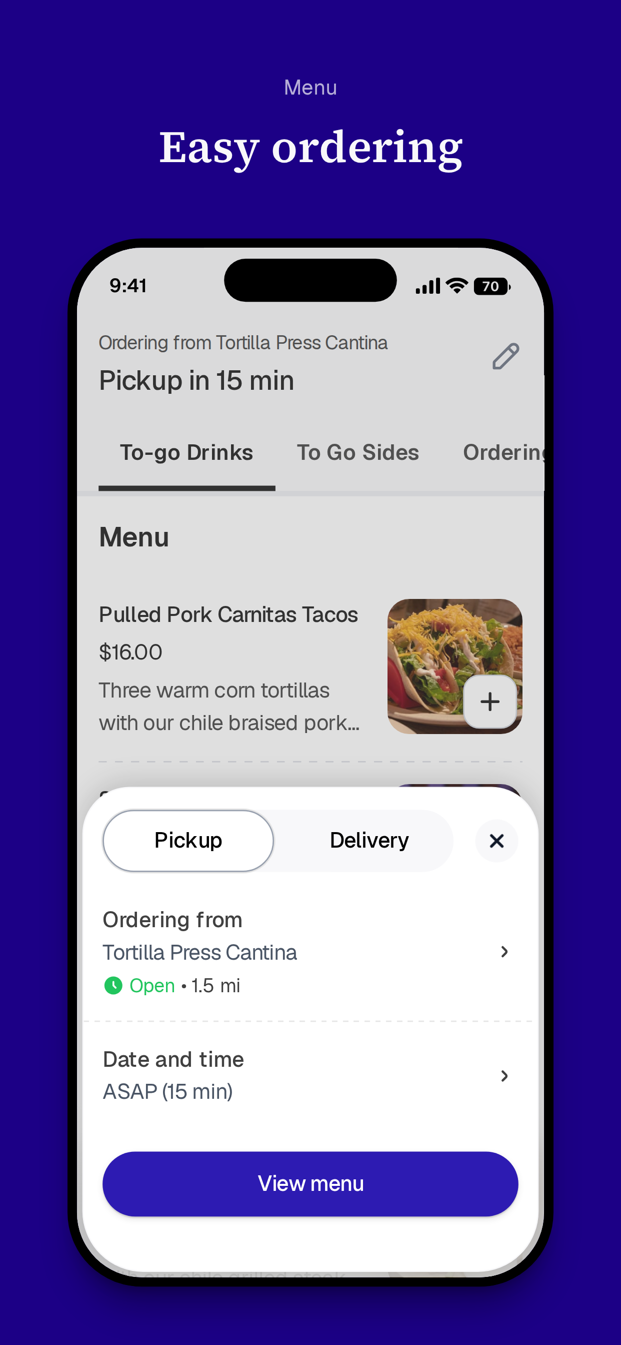 Tortilla Press Cantina screenshot 3