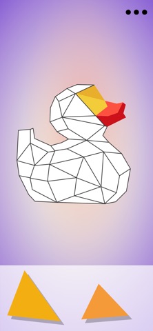 Polygon Puzzle: Color by Shape iPhone screenshot