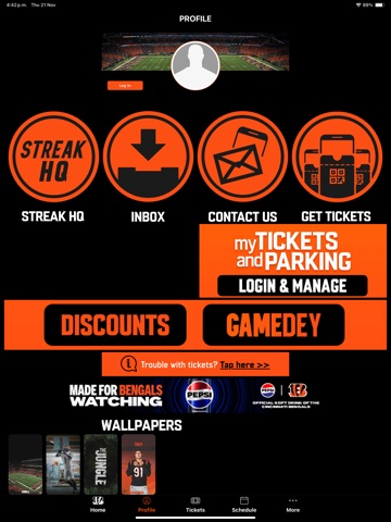 Cincinnati Bengals iPad screenshot 4