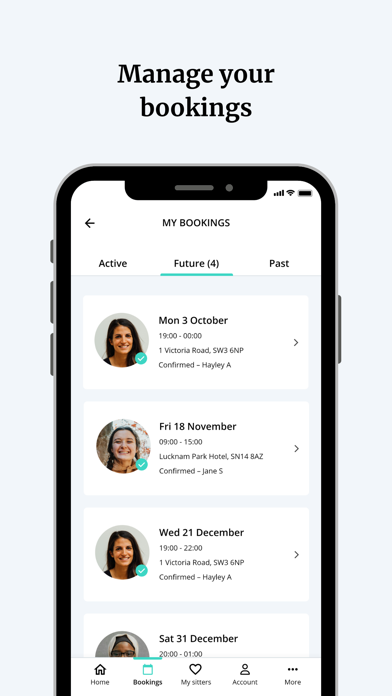 Sitters Childcare, Babysitters iPhone screenshot 7 - Lifestyle app