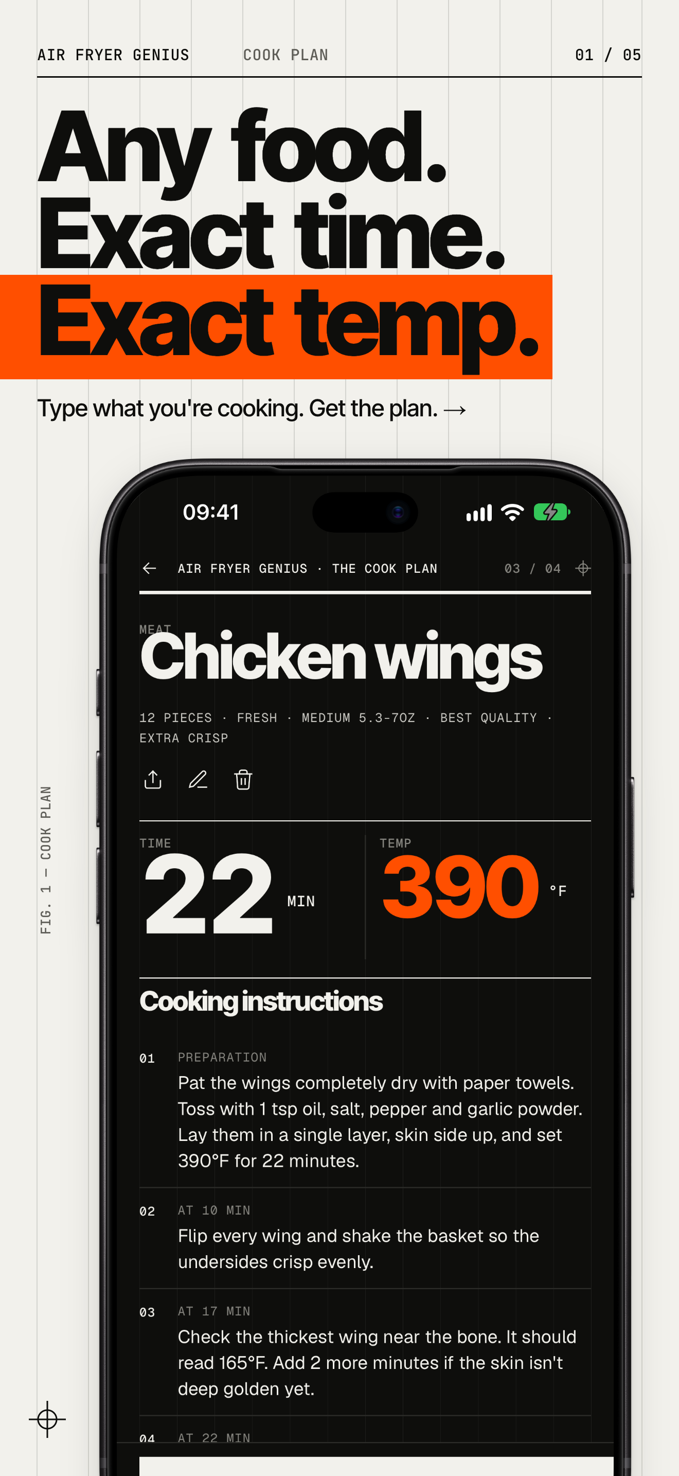 Air Fryer Genius Cooking Times