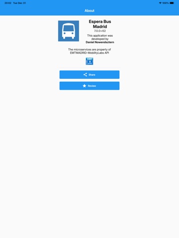 Espera Bus Madrid iPad screenshot