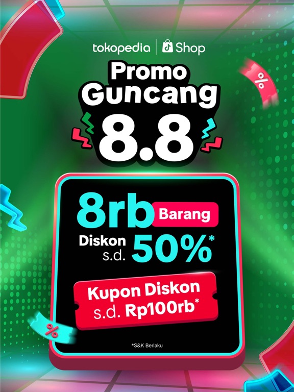Screenshot #1 for Tokopedia Guncang 8.8