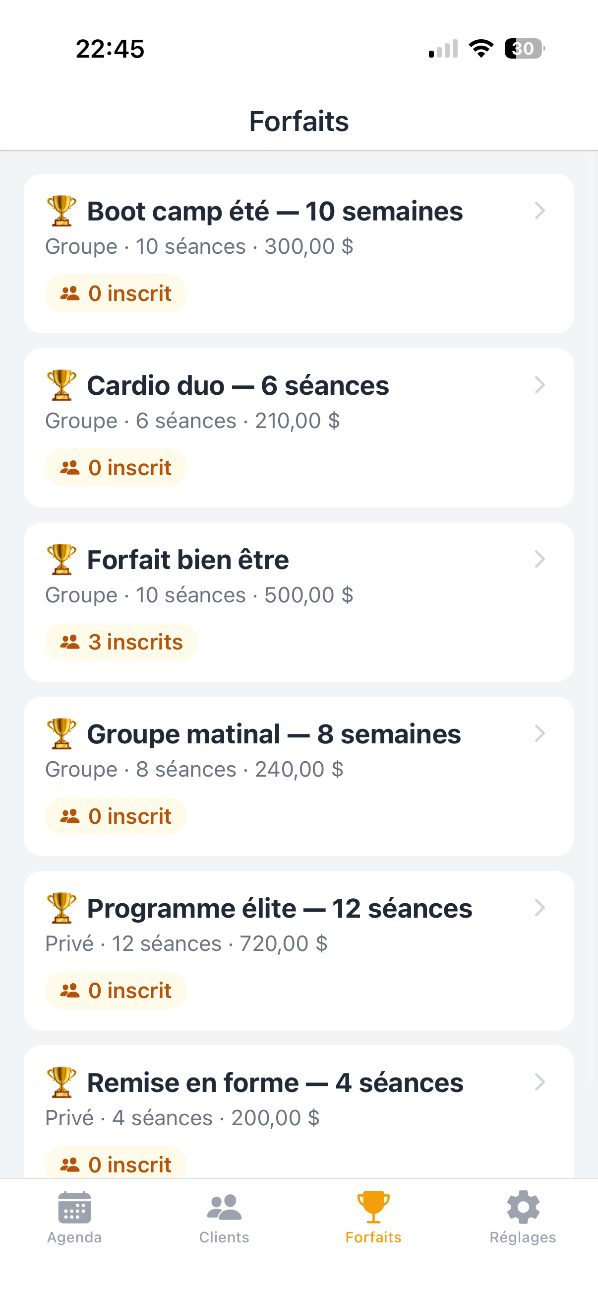 Bookeo Pro screenshot 5