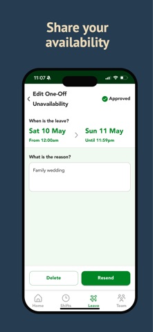 Loaded Team App screenshot