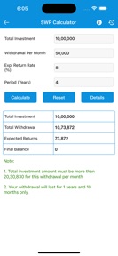 SIP Calculator – Lumpsum Plan screenshot