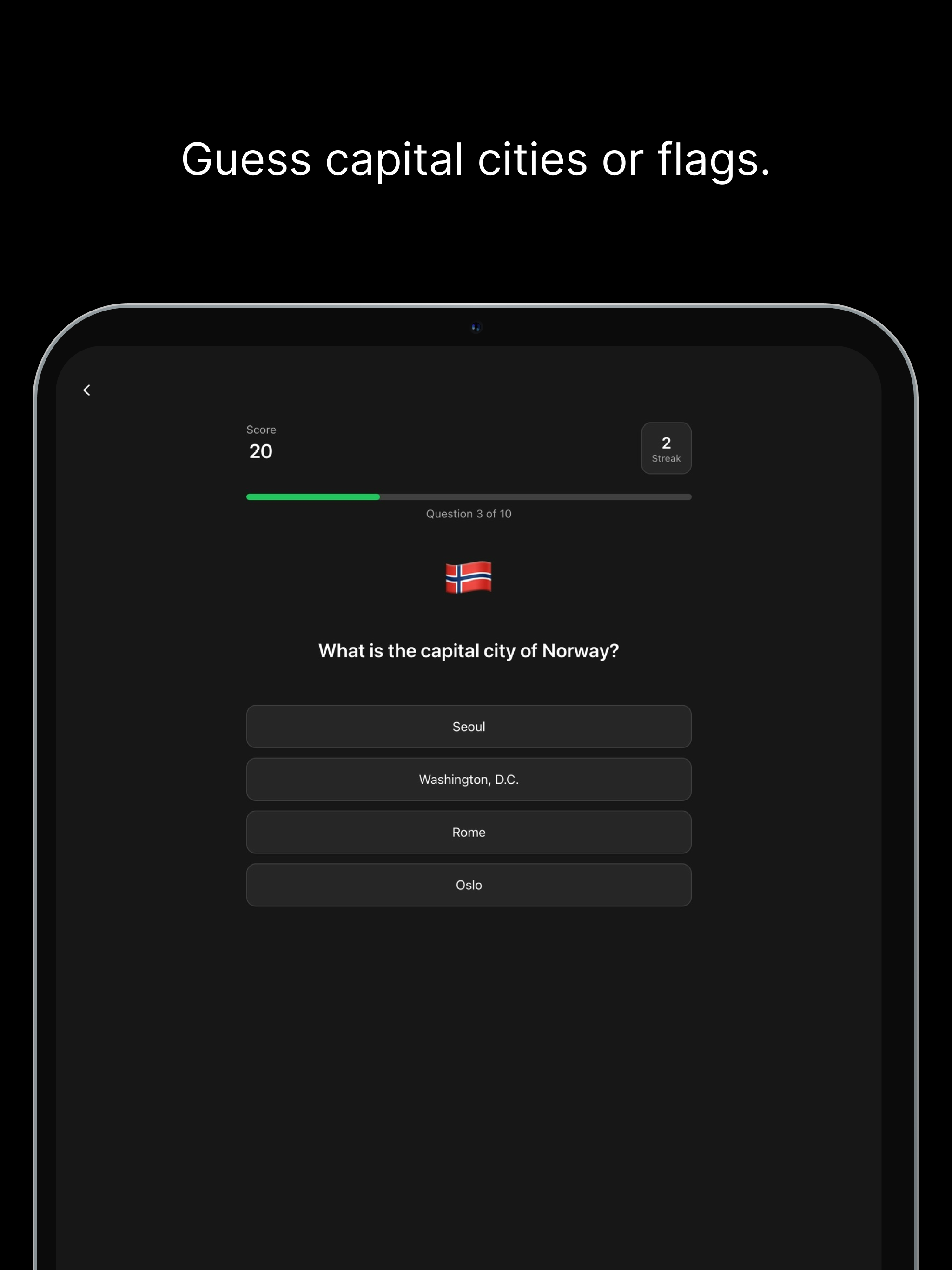 World Capital Cities - Trivia