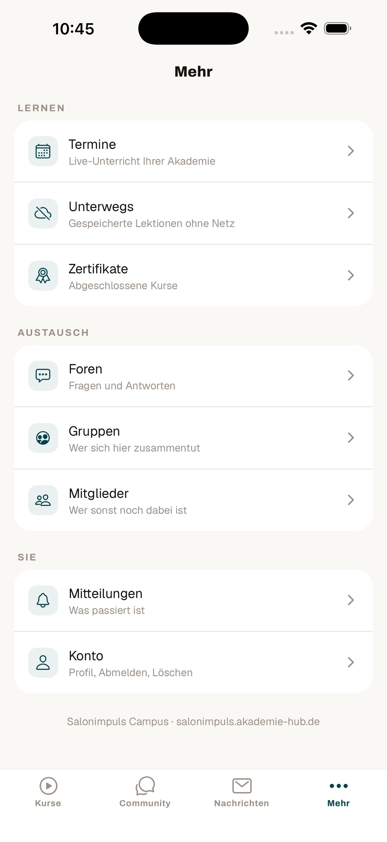 Screenshot 3 of Salonimpuls Campus