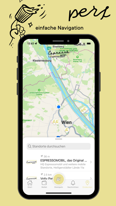 Espressomobil Screenshot