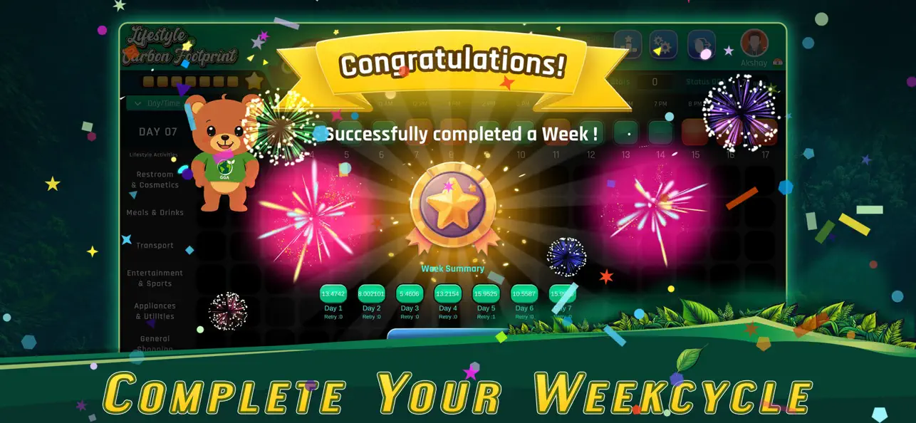 Screenshot #3 pour Lifestyle vs Carbon Footprint