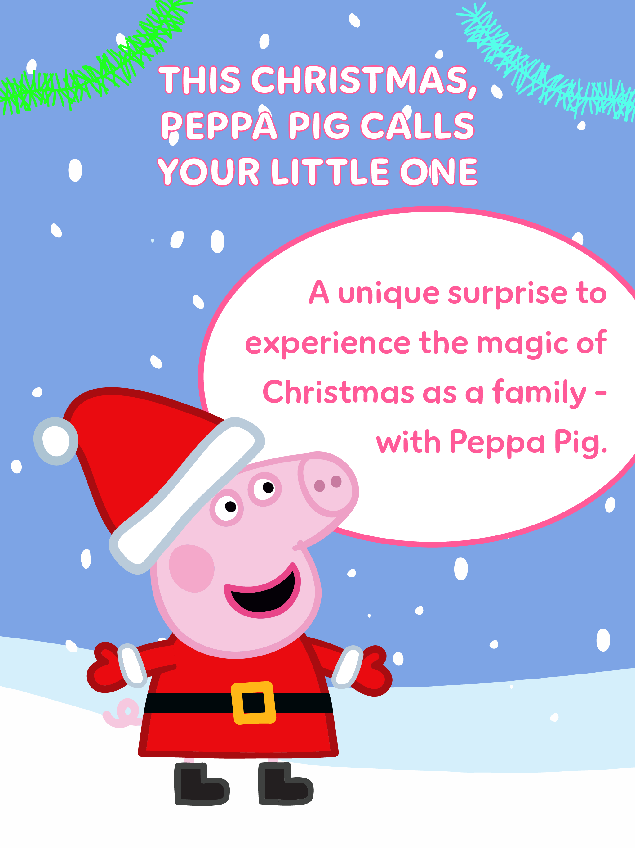 Celebrating with Peppa Pig
