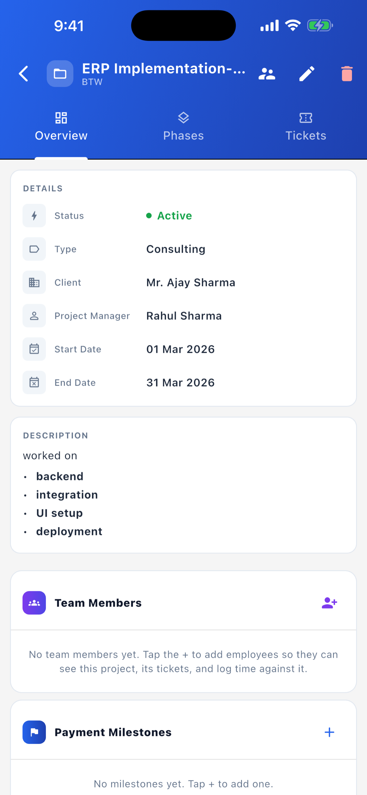 FlamX — Project Management screenshot 5