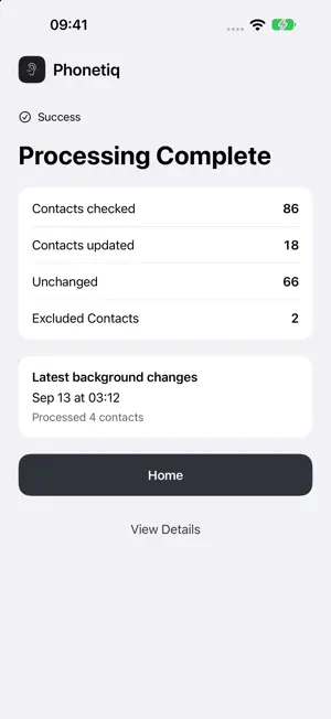 Phonetiq screenshot 2