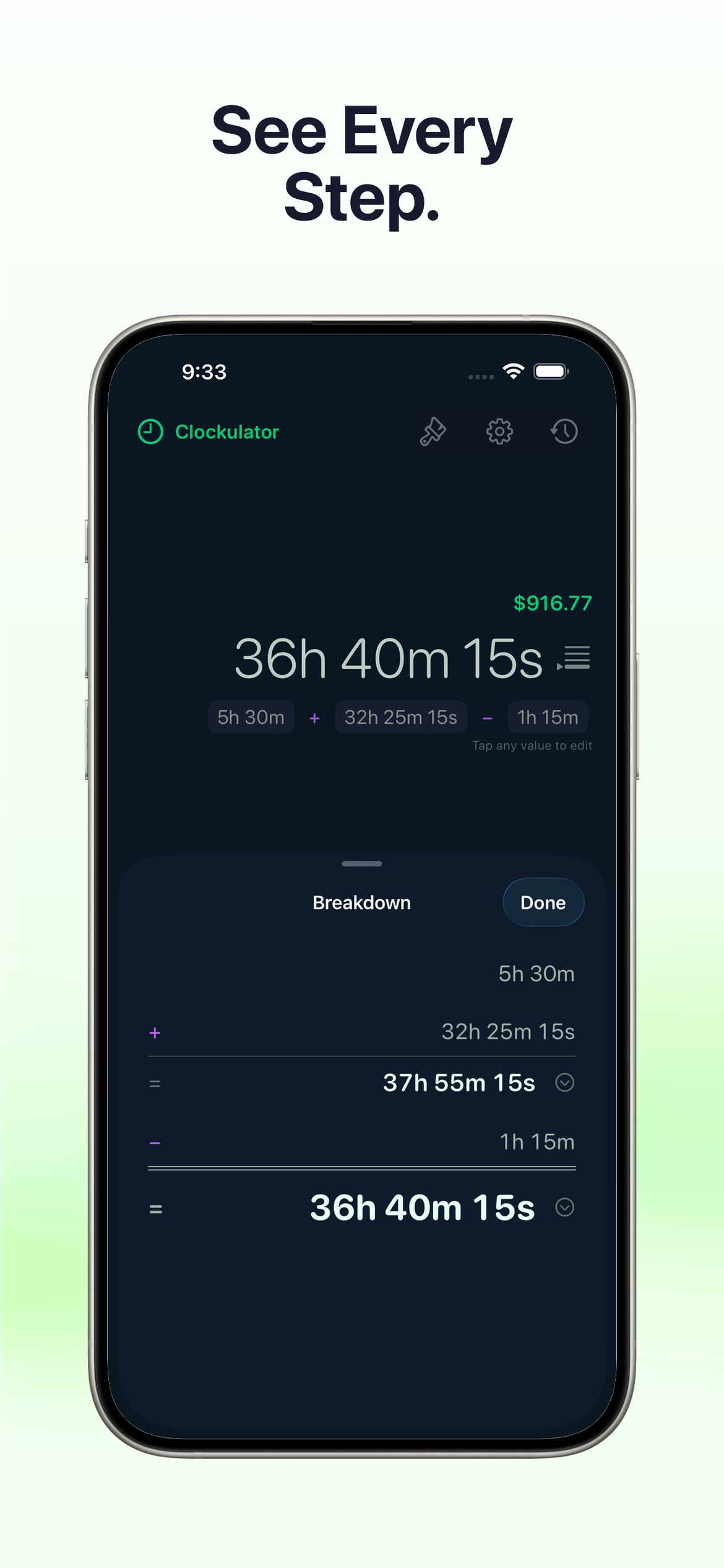 Clockulator - Time Calculator screenshot 4
