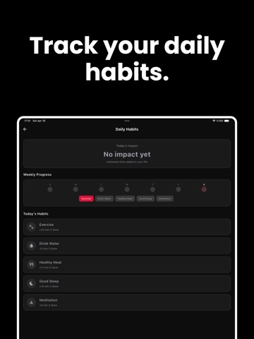 Death Counter Life Tracker iPad screenshot