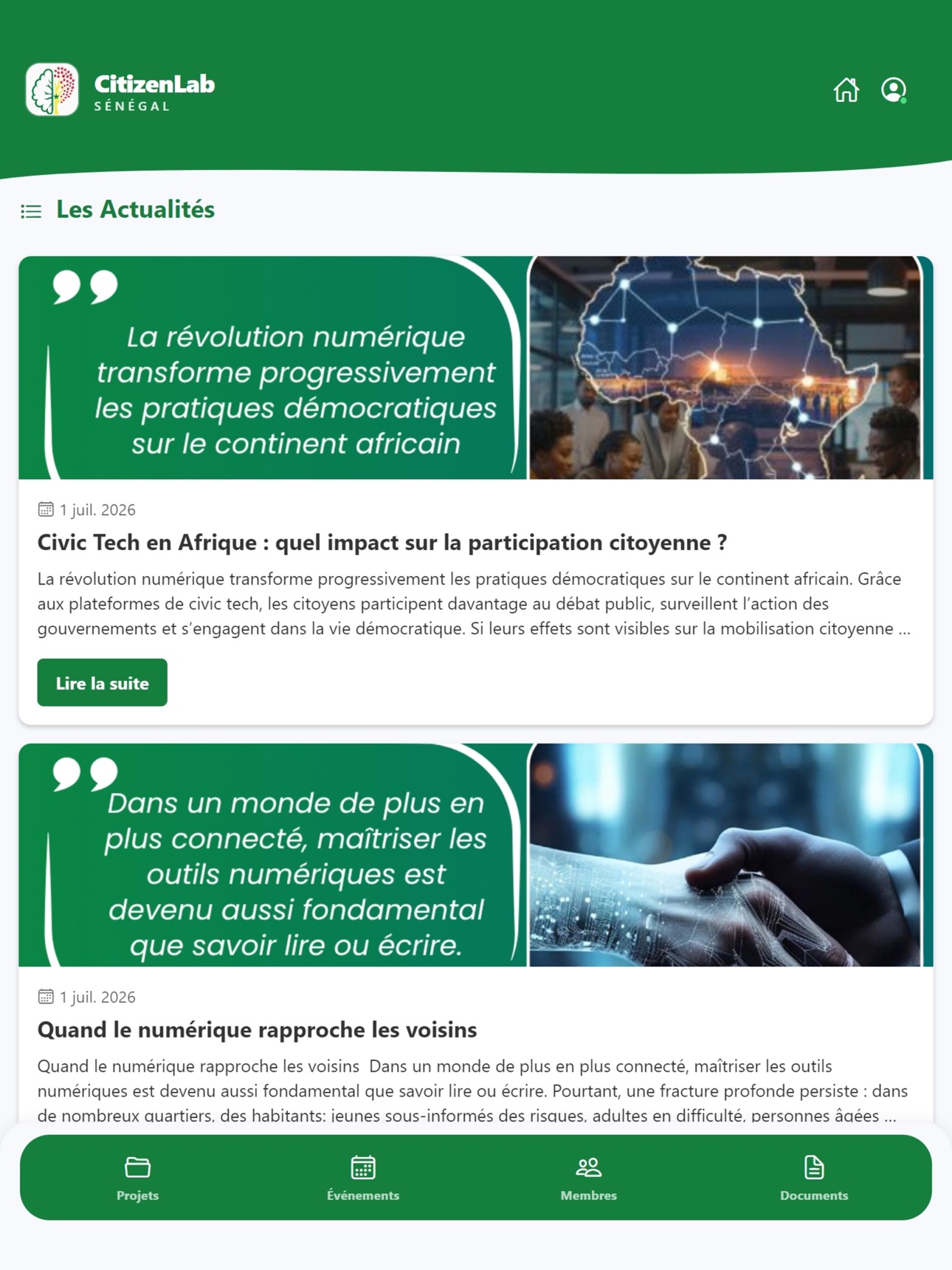 Screenshot 7 of Citizenlab Sénégal