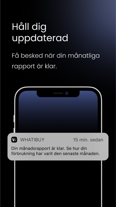 WhatIBuy: Matbudget översikt iPhone screenshot 5